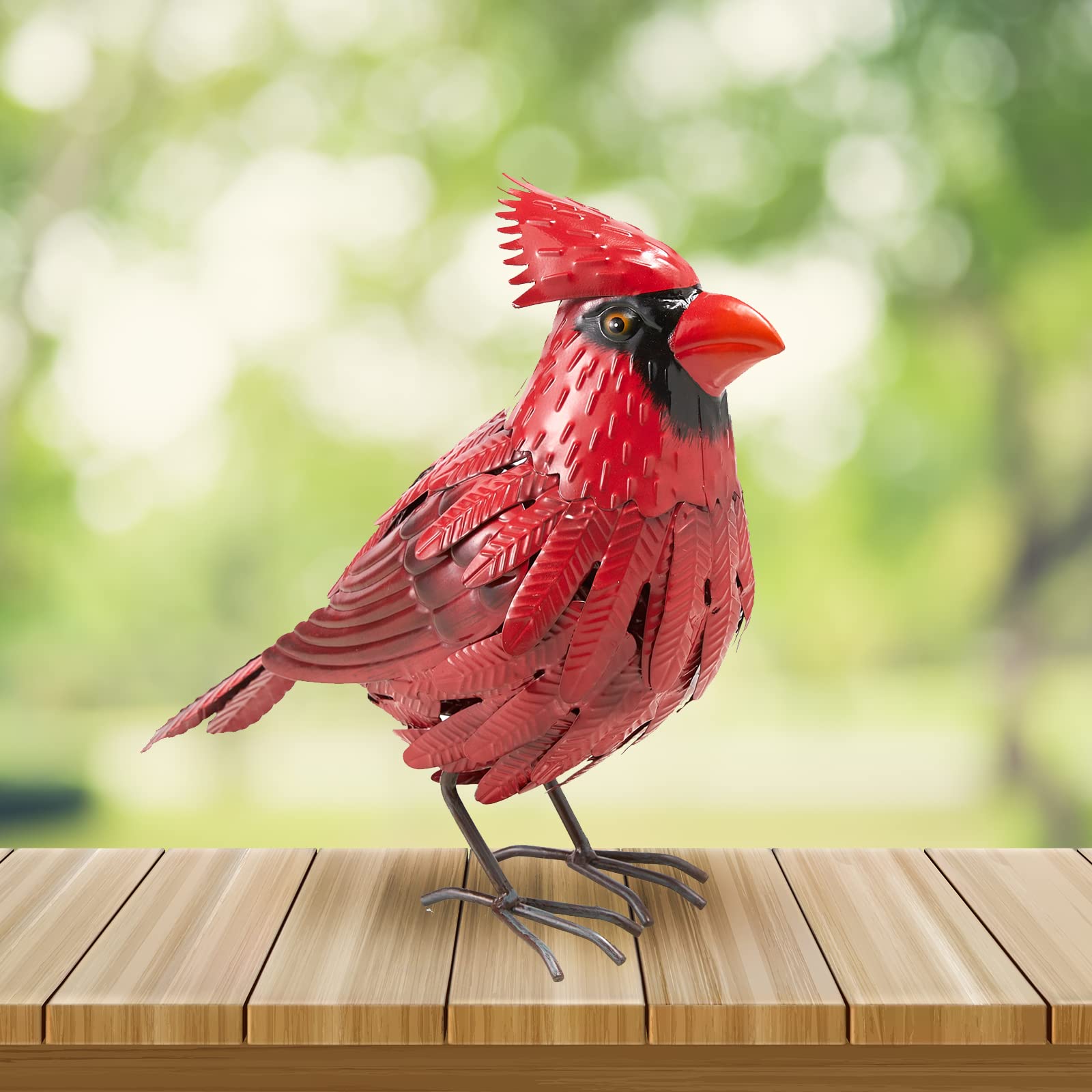Amazon.com: Cardinal Statue Metal Bird Yard Art, Garden Yard